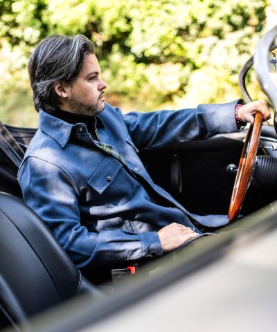 Surchemise bleu myrtille