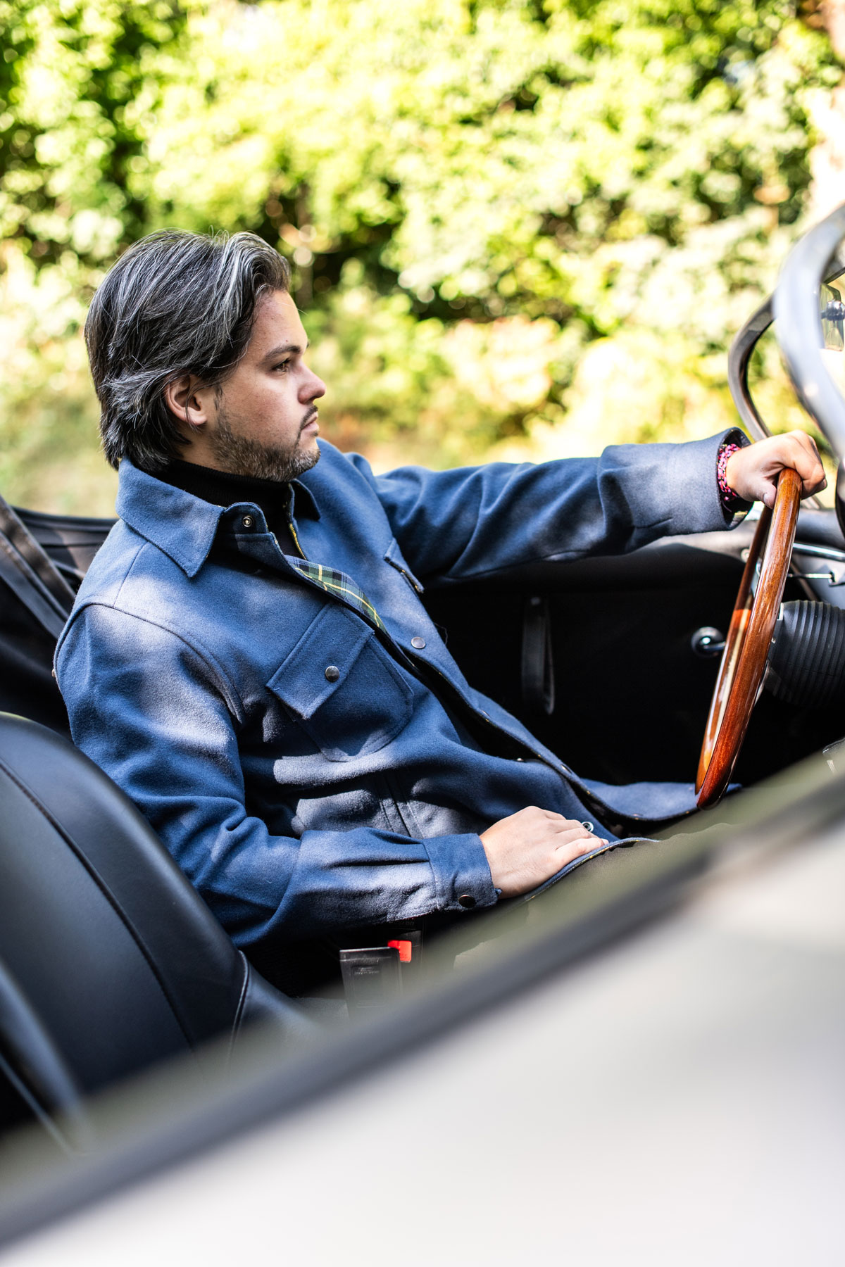 Surchemise bleu myrtille