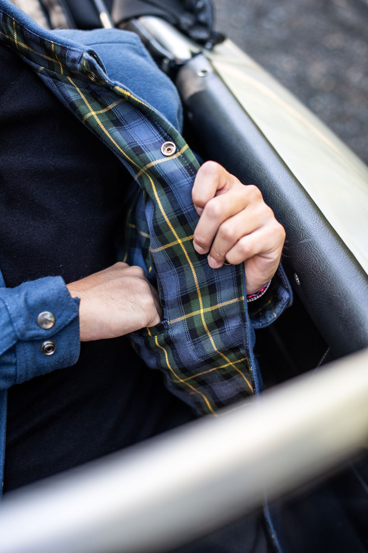 Surchemise bleu myrtille – Image 5