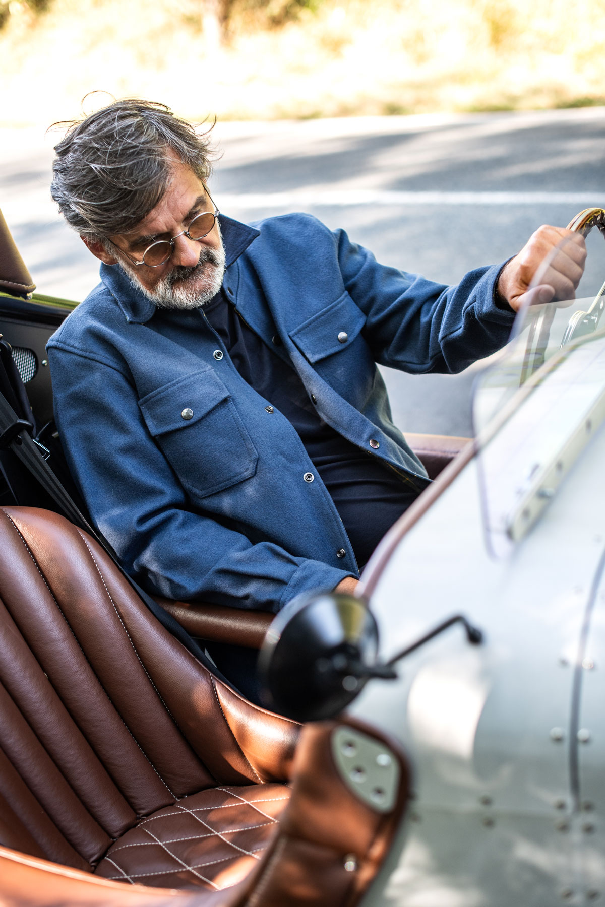 Surchemise bleu myrtille – Image 4