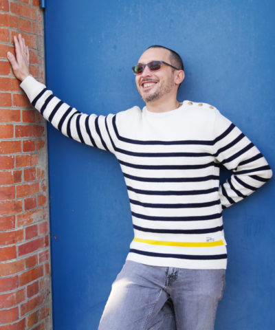 Pull Marinière - Collection héritage - La Jauge Auto - 100% Passion - Partageons l'automobile différemment