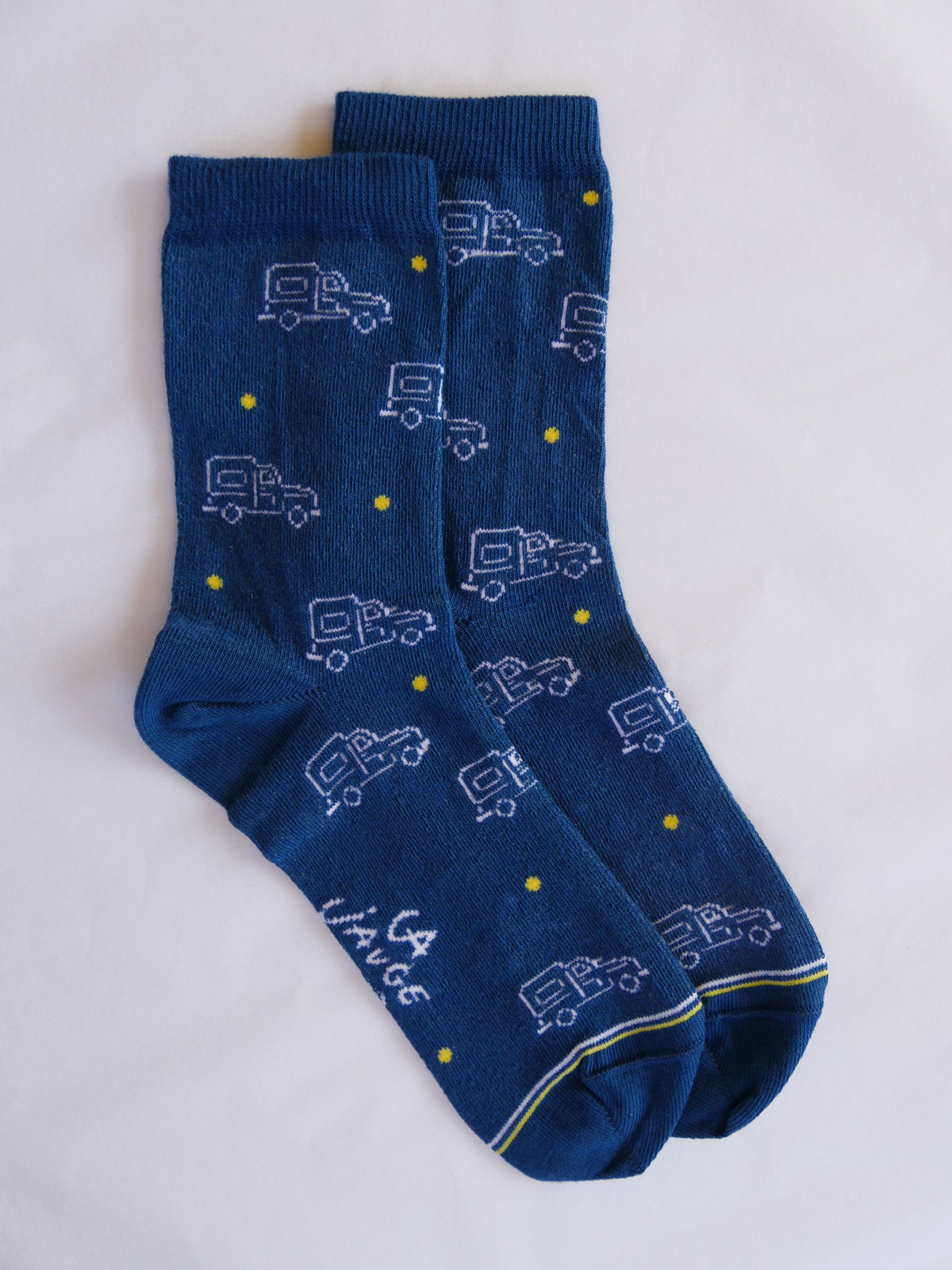 Chaussettes héritage bleu canard