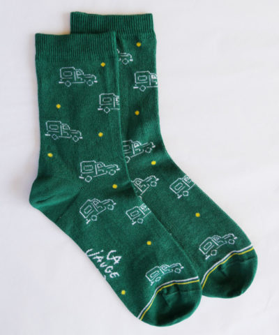 Chaussettes héritage vertes