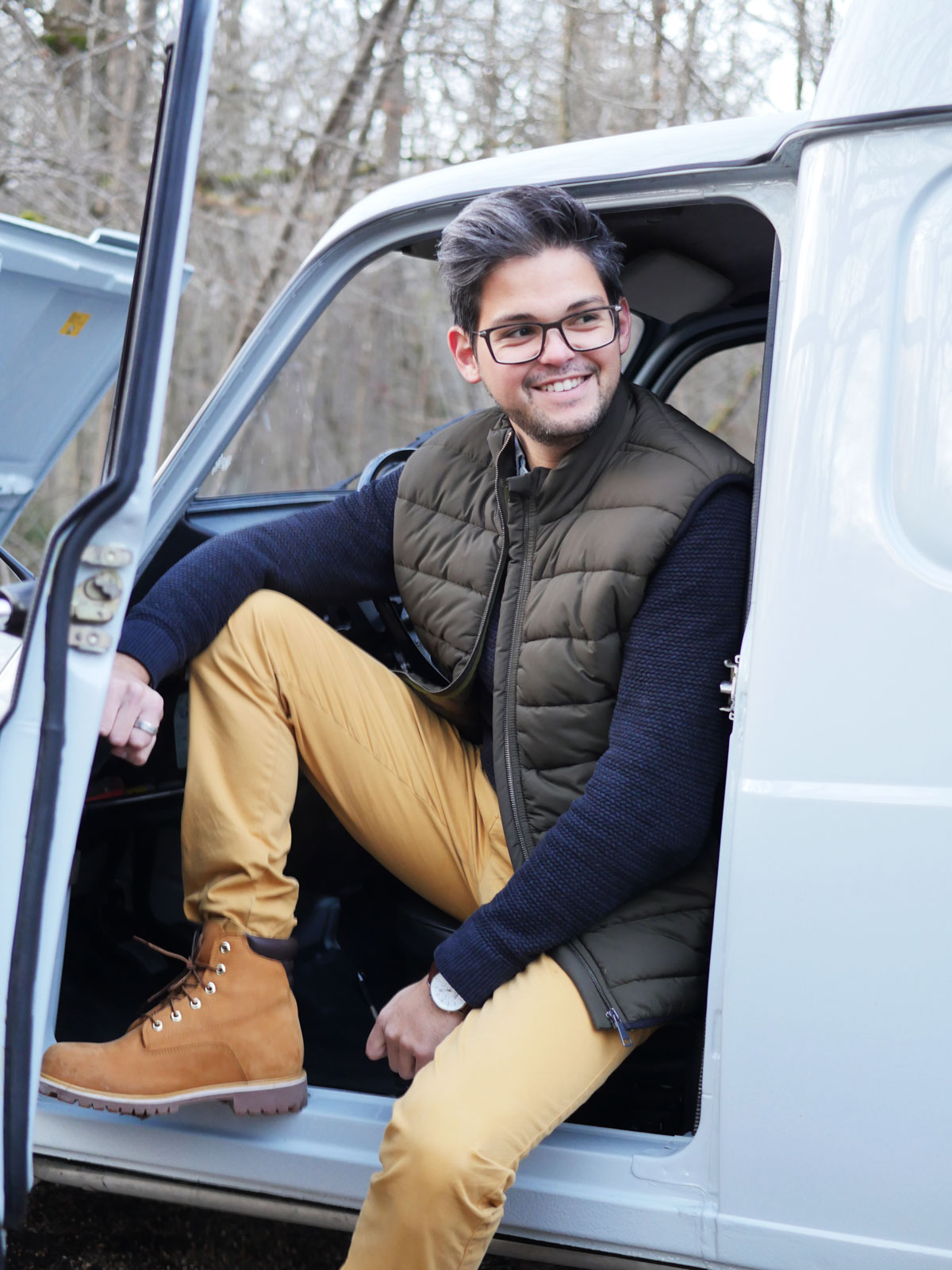 Doudoune sans manches kaki – Image 4