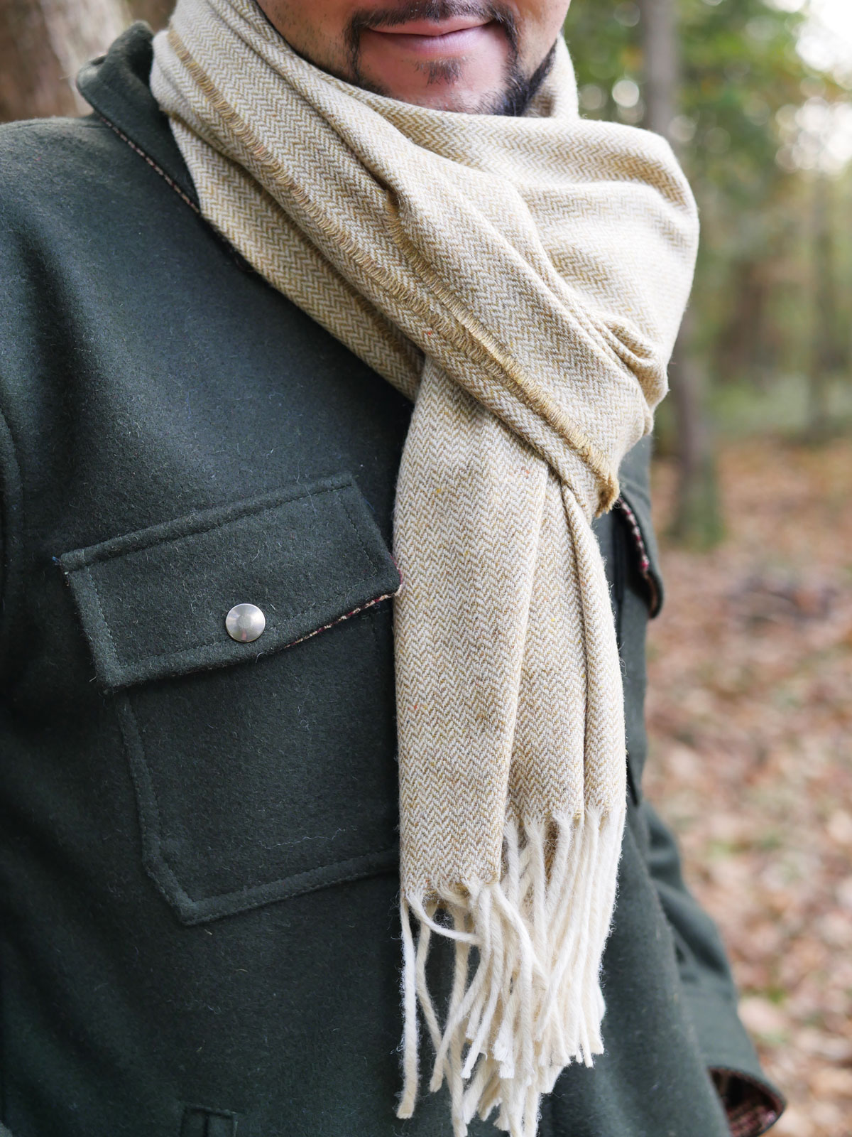 Echarpe "Rodrigo" beige – Image 2
